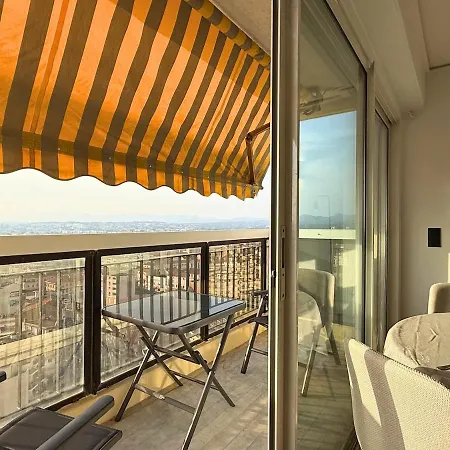 Apartment Lumineux T3 Vue Panoramique, & Gare 2min